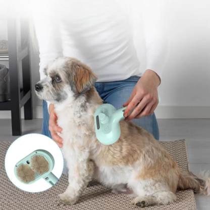 SteamBrush Pro – Professionelle Dampfbürste für Hunde & Katzen