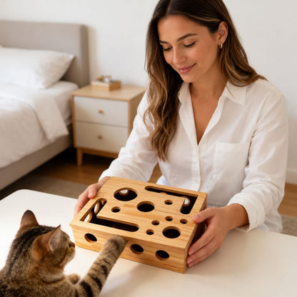 PawScratch | Interaktive Kratz- & Krallenpflegebox für Katzen