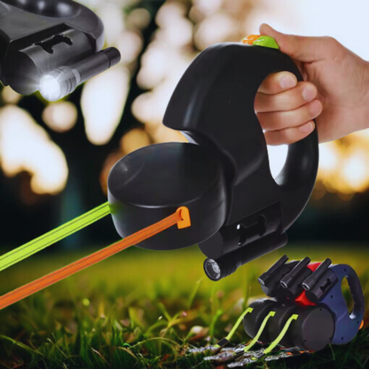 PawDuo 3-in-1 hondenriem met zaklamp