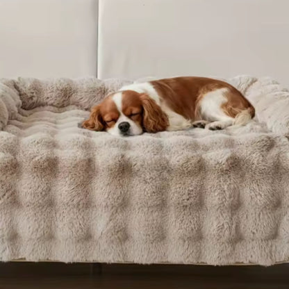 PawLounge Kalmerende Beschermhoes voor bank voor honden en katten beige