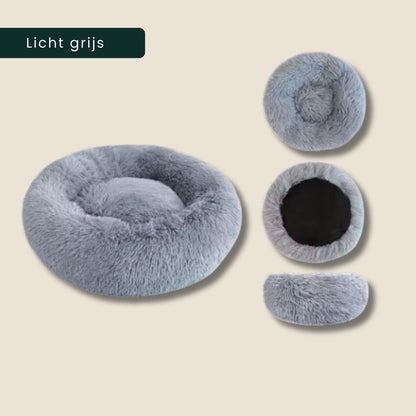 PawNest orthopedische honden en kattenmand in de kleur grijs