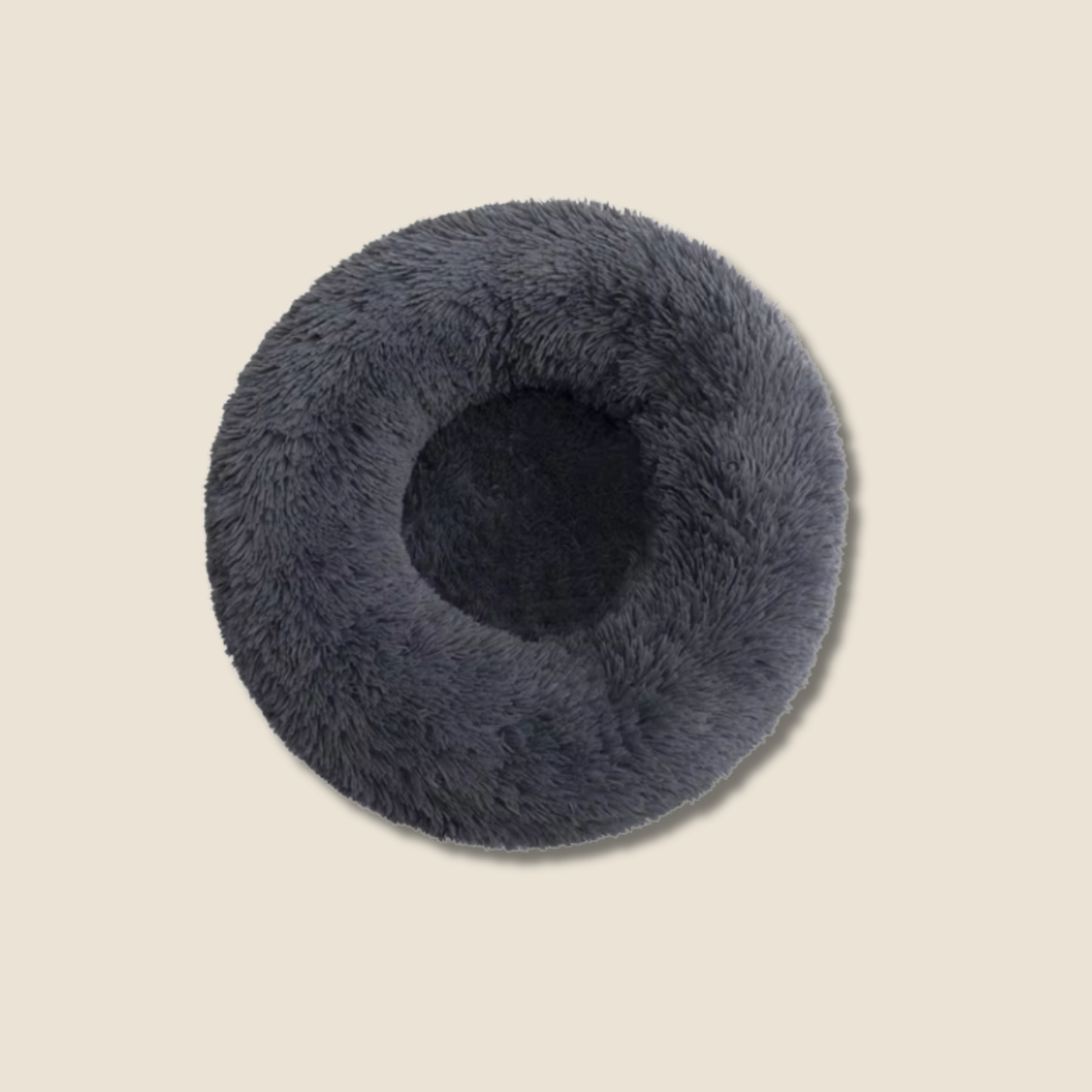Detail van ultra-zachte pluche stof van PawNest mand