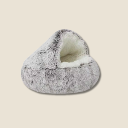 PawCave calming nest bed