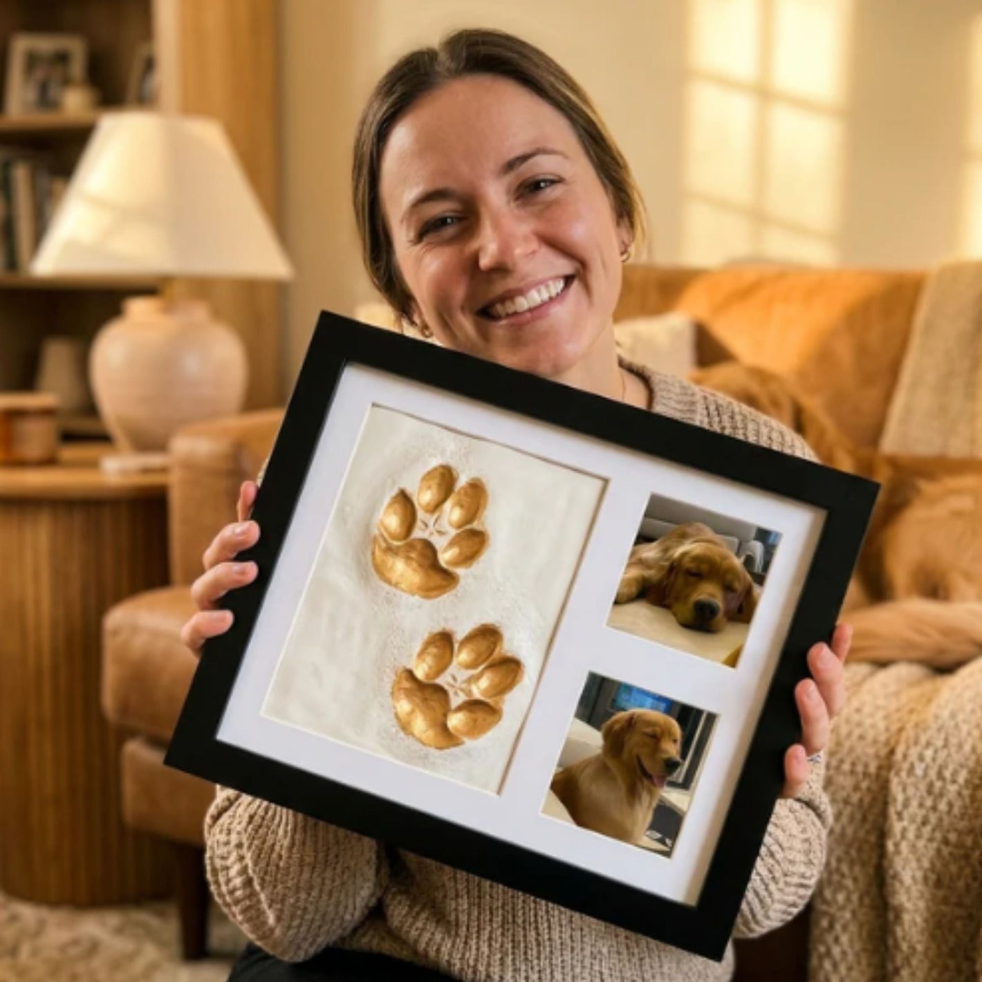 Pootafdruk hond maken cadeau voor Moederdag