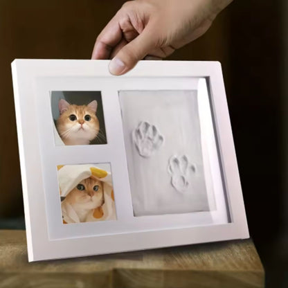 Pootafdruk schilderij hond maken met foto’s