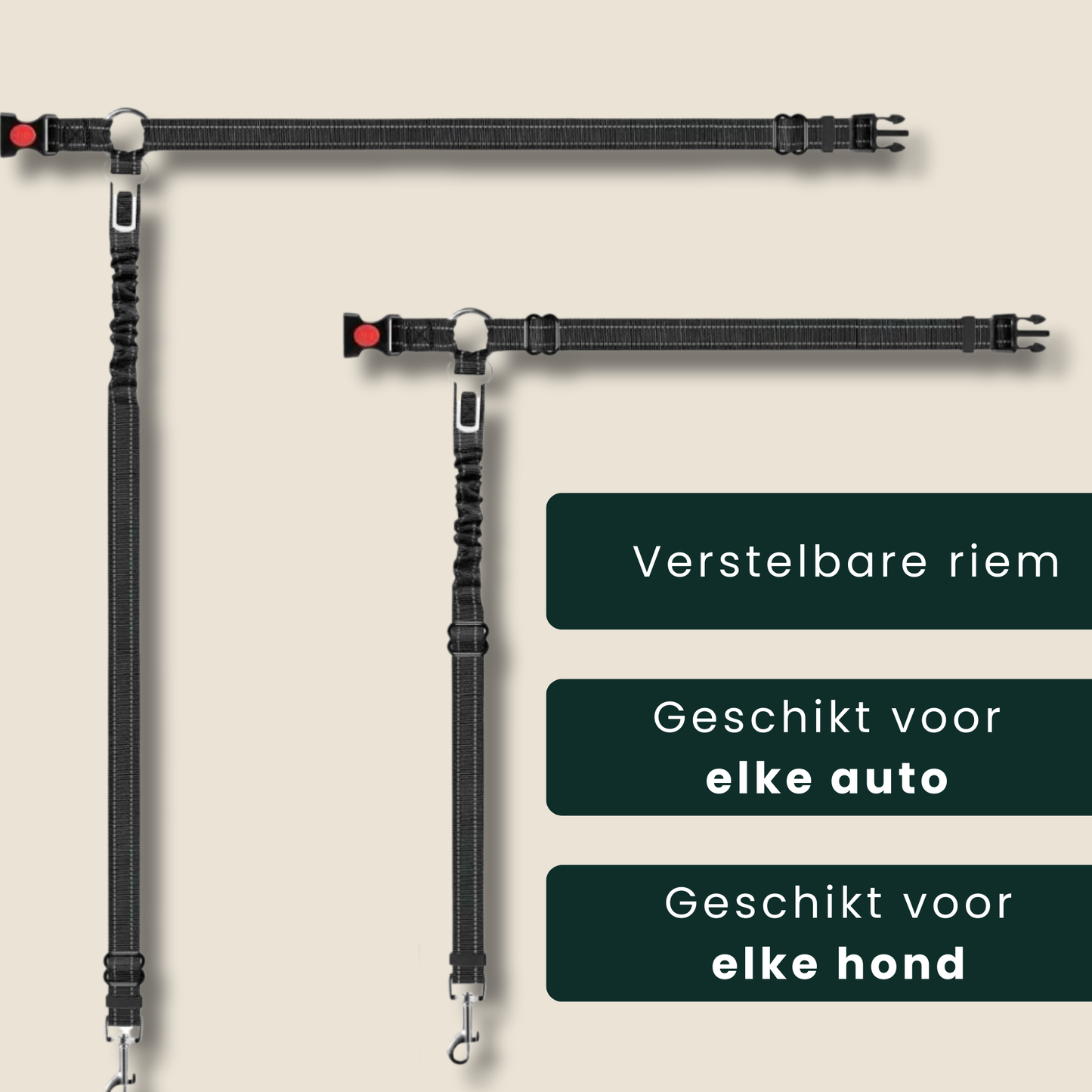 PawSecure Headrest – Sicherheitsgurt für Hunde mit Kopfstützenbefestigung