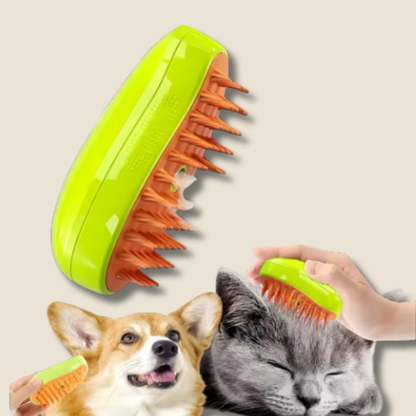 SteamBrush Lite | Kompakte Dampfbürste für Hunde & Katzen