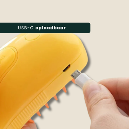 SteamBrush Lite | Kompakte Dampfbürste für Hunde & Katzen